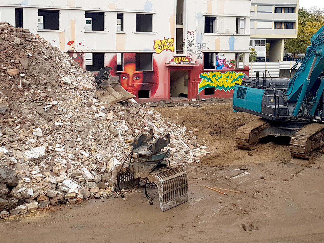 Ouverture de chantier à  Bachet-de-Pesay